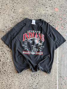 Tees: 2000's Spokane Indians Baseball T-shirt - XL