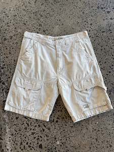 Beige Cargo Shorts - 32W