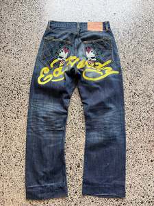 2009 Ed Hardy Joey Spider Jeans - 30W x 28L