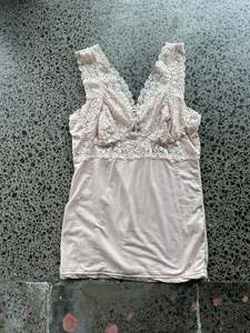 Thick Strap Light Pink Cami - M
