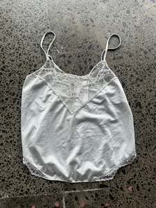 Silvery Lacey Cami - S