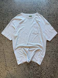 90's Columbia Blank Tee (Grey) - XL