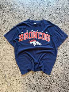 Xl: 90's NFL Denver Broncos T-shirt - XL