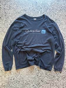 2xl: Y2K Quiksilver Long-Sleeve - 2XL