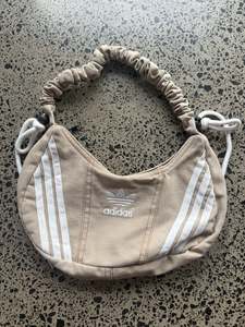 Beige Adidas Rework Shoulder Bag
