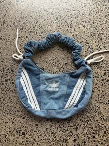 Blue Denim Adidas Rework Shoulder Bag