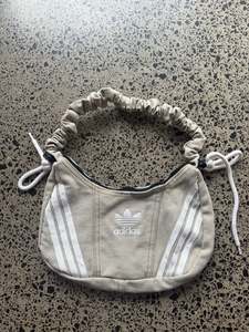Grey Denim Adidas Rework Shoulder Bag