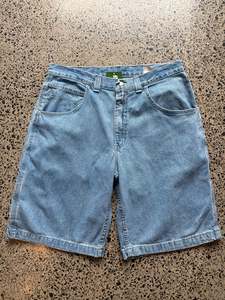 Authentic Mid-Wash Denim Jorts - 34W