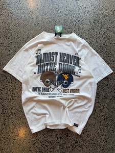 Americana Brands Sport Uni: 1997 Notre Dame American Football Tee (Made in USA) - L
