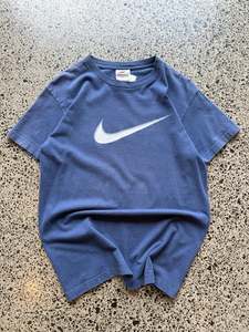 90's Nike Swoosh Logo Tee - S