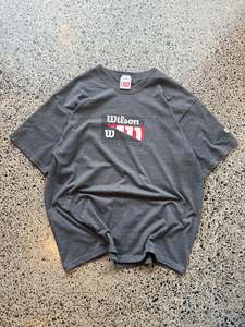 90's Wilson Logo Graphic Tee - L