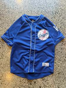 Branded Tops Hoodies And Outerwear: LA Dodgers Baseball Jersey - M