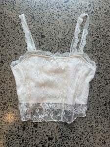 Lacey White Fairy Top - S