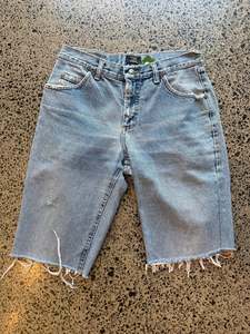 Jorts: Lee Light Wash Denim Jorts - 30W (S)