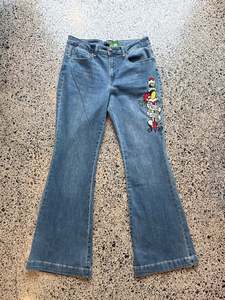 Ed Hardy "True Love" Flare Denim Jeans - 32W x 33L