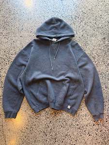 Hoodies: 2010's Russell Athletic Blank Hoodie - L