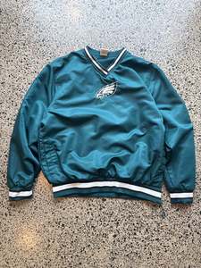 Hottest Items Right Now: 90's Philadelphia Eagles NFL Pullover Jacket - S