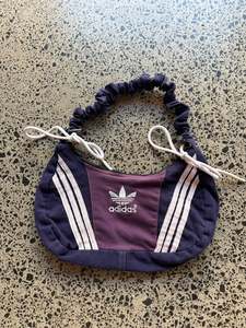 Handbags 1: Purple Adidas Rework Scrunchy Shoulder Bag