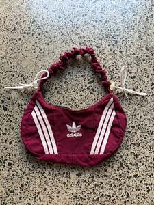 Red Adidas Rework Scrunchy Shoulder Bag