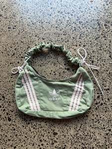Handbags 1: Green Adidas Rework Scrunchy Shoulder Bag