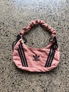 Pink Adidas Rework Scrunchy Shoulder Bag