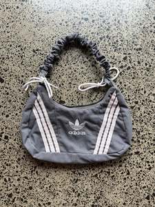 Handbags 1: Dark Grey Adidas Rework Scrunchy Shoulder Bag