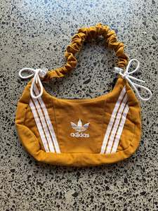 Mustard Rework Adidas Scrunchy Shoulder Bag