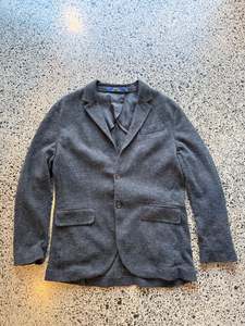 Ralph Lauren Herringbone 100% Wool Tailored Jacket