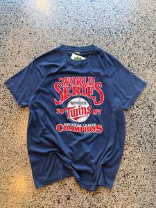1980's Minnesota Twins World Series Baseball Tee - XL