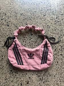 Pink Rework Adidas Scrunchy Shoulder Bag