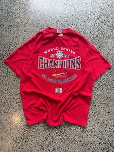 Tees: 2006 MLB St. Louis Cardinals World Champs Tee - XL