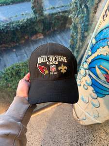 Hats: Arizonia Cardinals vs New Orleans NFL Pro Football Hall of Fame