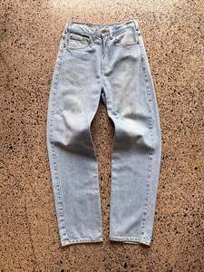 Jeans: Carhartt Blue Denim Jeans - 30W by 33L