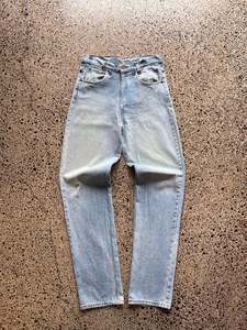 Jeans: Carrhart Blue Denim Jeans - 40W by 36L