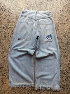 Jeans: 90's JNCO 101 Twin Cannon Light Wash Blue Jeans - 31W