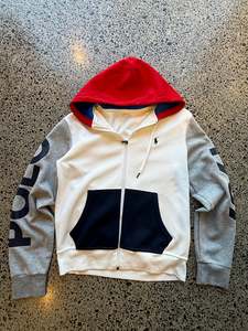 Hoodies: Ralph Lauren Polo Colopur Block Hybrid Hoody