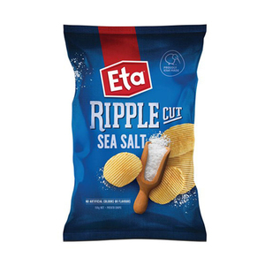 Eta Ripple Cut Chips 40g Sea Salt - Rolly Inn Liquor