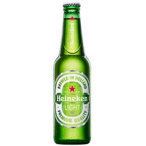 Heineken Premium Light Beer 330ml 12 pack bottles 2.5% alc/vol - Rolly Inn Liquor