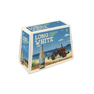 Long White Vodka & NZ Sparkling Water Raspberry 10pk 320ml - Rolly Inn Liquor