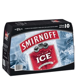 Smirnoff vodka ice vodka with classic lemon 10pk 330ml stubbie 5% - $26.99 - Rol&hellip;