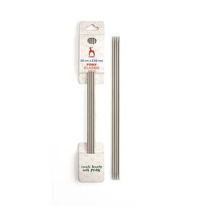Tools: Pony Aluminium Double Point Needles – 20cm
