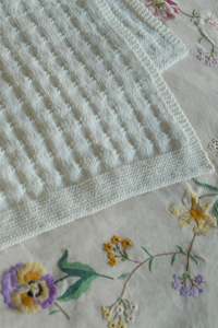 Little Squares Blanket BC 44 in 8 Ply