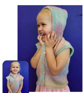 Baby Sleeveless Hoodie | Design P338