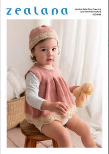 4 Ply Petterns: Rimu Fingering The Lace Hemmed Pinafore 020.0048-Pattern