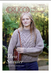 Lisaf: Crucci + lisaF Knitting Pattern 261 Thea Sweater