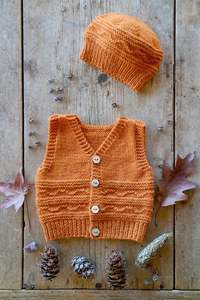 Lisaf: Finlay Vest and Hat BC145 in 8 Ply