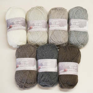 Red Hut 100% NZ Wool 8 Ply - Naturals
