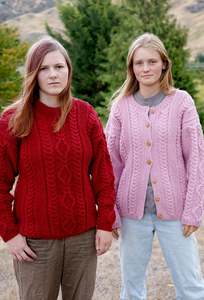 12 Ply Pattern: Breeta Sweater and Cardigan - Vintage C609 in 12 Ply