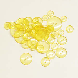 Buttons: Clear buttons Yellow 4 Sizes
