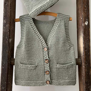 Ava & Archie Vintage Vest & Hat